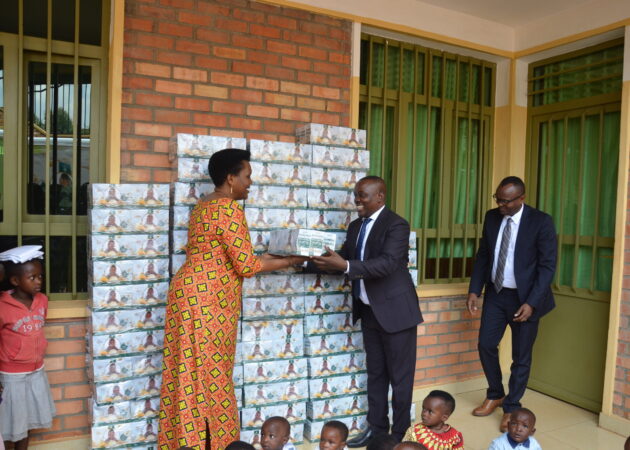 Many visitors at the Umusamariya w’Imbabazi orphanage